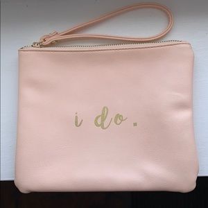 Bride “i do” wristlet